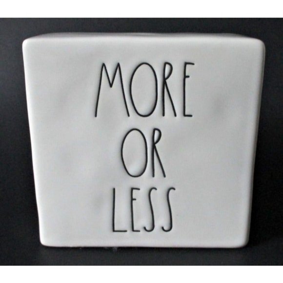 Rae Dunn More or Less Less or More - Picture 2 of 5
